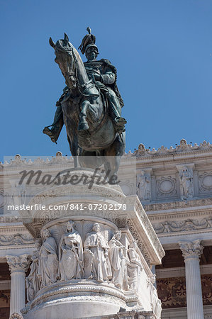 Monument Vittorio Emanuele I, Rome, Lazio, Italy, Europe