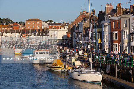 Fishing boats in the Old Harbour, Weymouth, Dorset, England, United Kingdom, Europe