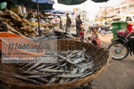 Market, Battambang, Battambang Province, Cambodia, Indochina, Southeast Asia, Asia