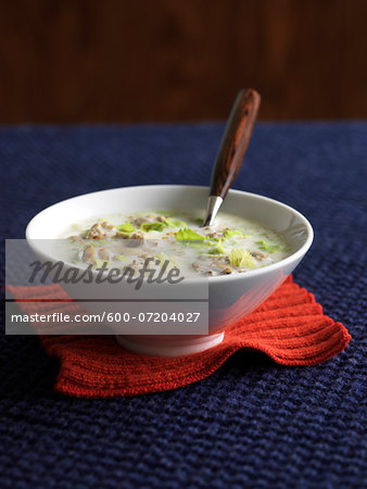 Bowl of Oyster Stew, Studio Shot