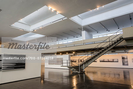 Interior of Museum of Modern Art, Rio de Janeiro, Brazil