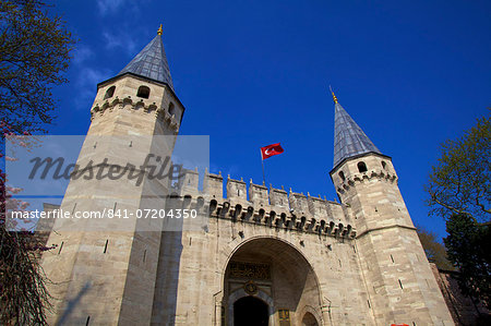 Gate of Salutation, Topkapi Palace, UNESCO World Heritage Site, Istanbul, Turkey, Europe