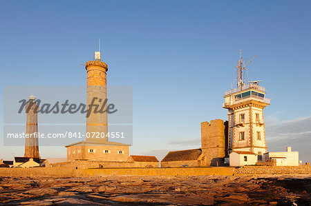 Phare d'Eckmuehl (Eckmuhl Lighthouse), Penmarc'h, Finistere, Brittany, France, Europe