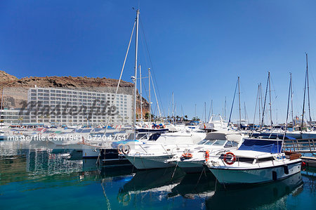 Marina, Puerto Rico, Gran Canaria, Canary Islands, Spain, Atlantic, Europe