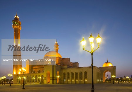 Al Fateh Grand Mosque, Manama, Bahrain, Middle East