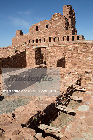 Mission of San Gregorio de Abo, built between 1622 and 1627, Salinas Pueblo Missions National Monument, New Mexico, United States of America, North America