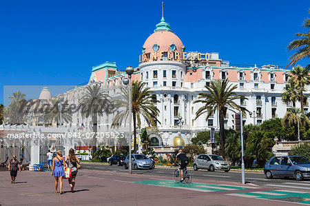 Hotel Negresco, Promenade des Anglais, Nice, Alpes Maritimes, Provence, Cote d'Azur, French Riviera, France, Europe