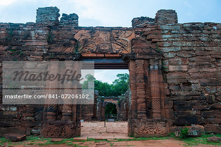 The Mission of San Ignacio Mini, UNESCO World Heritage Site, Argentina, South America