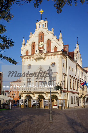 City Hall, Market Square, Old Town, Rzeszow, Poland, Europe