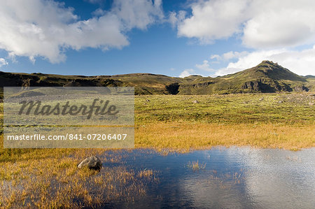 Landscape near Solheimajokull, Iceland, Polar Regions
