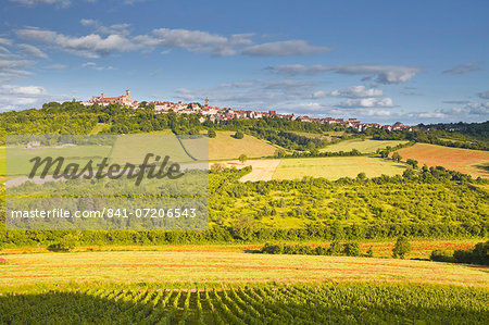 The Beaux Village de France of Vezelay in the Yonne area, Burgundy, France, Europe