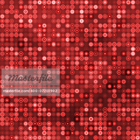 Seamless red disco lights background with circles