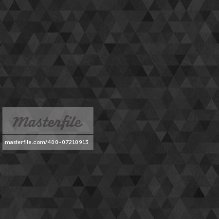 Abstract grunge  vector black geometric background with triangles