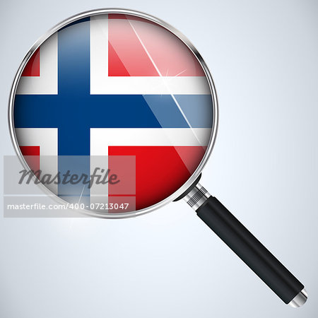 Vector - NSA USA Government Spy Program Country Norway