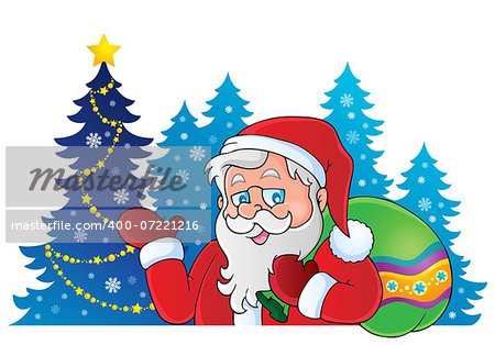 Santa Claus theme image 6 - eps10 vector illustration.