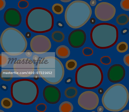 Seamless background pattern of blank cells on blue