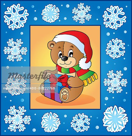 Christmas topic greeting card 1 - eps10 vector illustration.