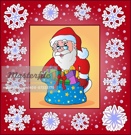 Christmas topic greeting card 3 - eps10 vector illustration.