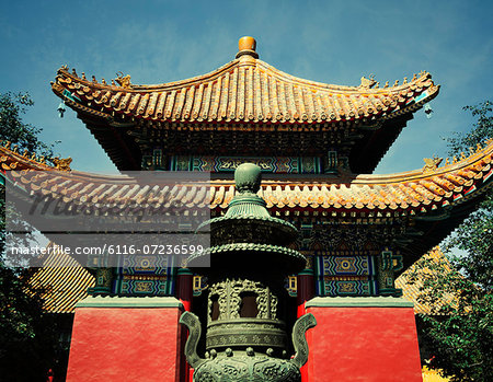 Chinese traditional pagoda, daytime