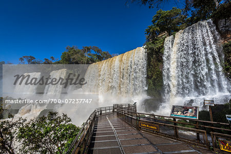 Observation Deck at Iguacu Falls, Iguacu National Park, Argentina