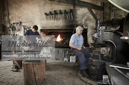 Blacksmiths at work