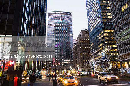 Met Life building and Park Avenue, New York, USA