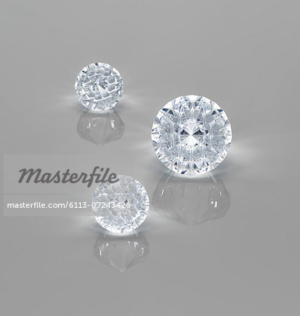 Close up of diamonds Close up of diamonds