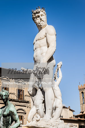 An image of the Neptune sculpture in Florence Italy