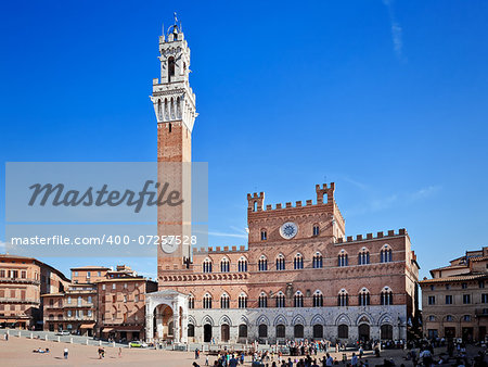 An image of a the nice Tower in Siena Italy