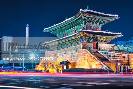 Seoul, South Korea at Namdaemun Gate.