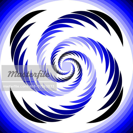 Design abstract circular whirl movement background. Vector-art illustration. No gradient