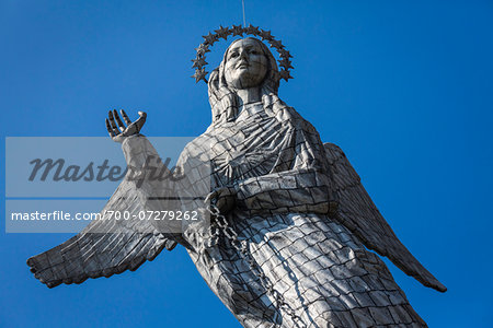 Statue of the Virgin, El Panecillo, Quito, Ecuador Statue of the Virgin, El Panecillo, Quito, Ecuador