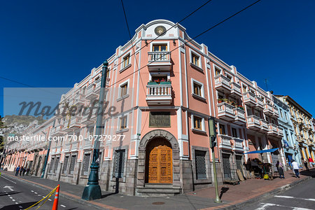 Buildings in Historic Centre of Quito, Ecuador