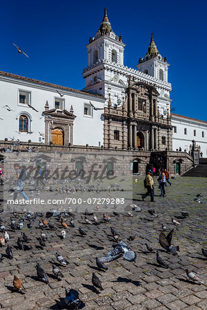 Monastery and Iglesia de San Francisco, Quito, Ecuador Monastery and Iglesia de San Francisco, Quito, Ecuador