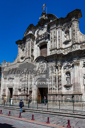 La Iglesia de la Compania de Jesus, Quito, Ecuador