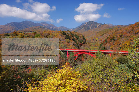 Higashisawa Bridge, Yamanashi, Japan