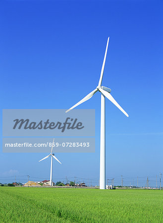 Wind Farm, Yamagata, Japan