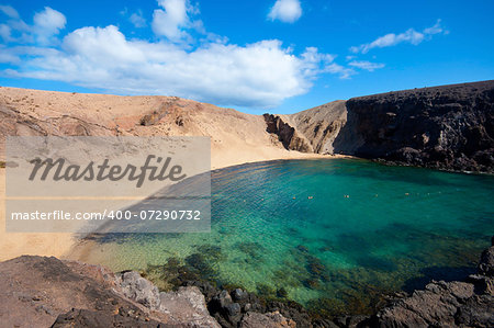 Papagayo Beach in Lanzarote, Canary Islands