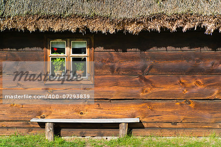 Old rural home in polish heritage park