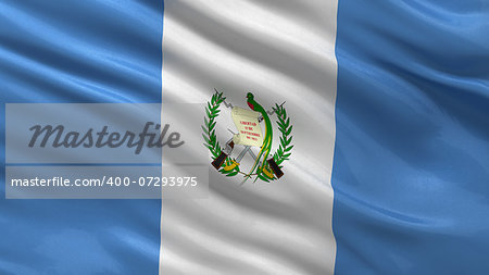 Flag of Guatemala waving in the wind