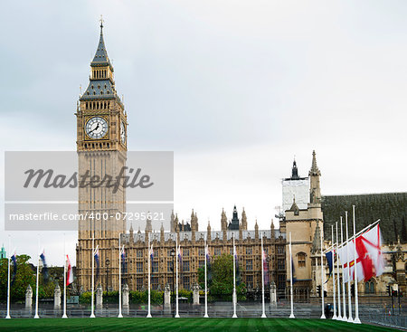 Big Ben London. Palace of Westminster