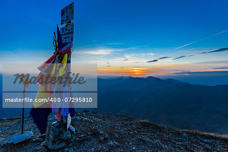 Fagaras Mountains, Romania. The Moldoveanu Peak, 2544m.