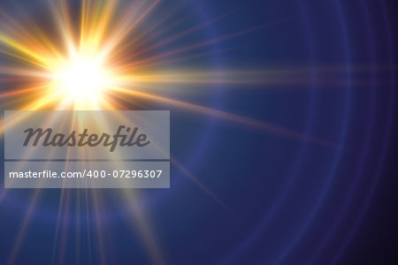 An image of a decorative lens flare background