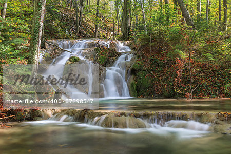 Beusnita stream in Beusnita National Park, Romania