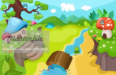 illustration of a nature background