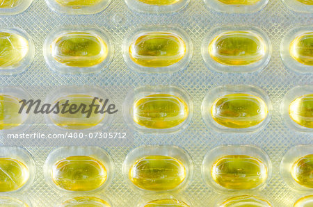 Nutritional supplements in capsules  close up macro for beauty and healthy