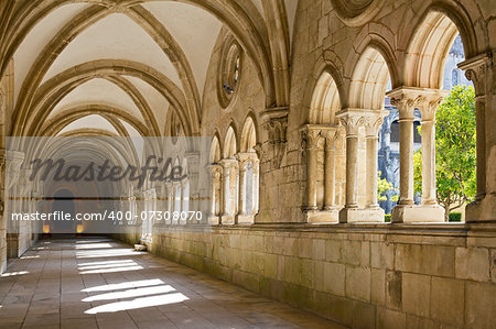 The Cloister, Cistercian Monastery And Church, Alcobaca