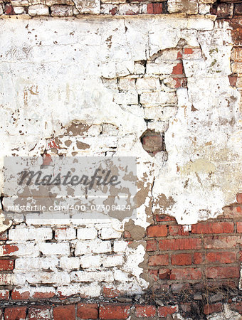 Grunge background - texture old brick wall