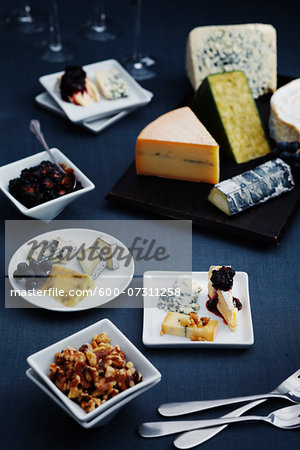 Cheese Platter, Studio Shot