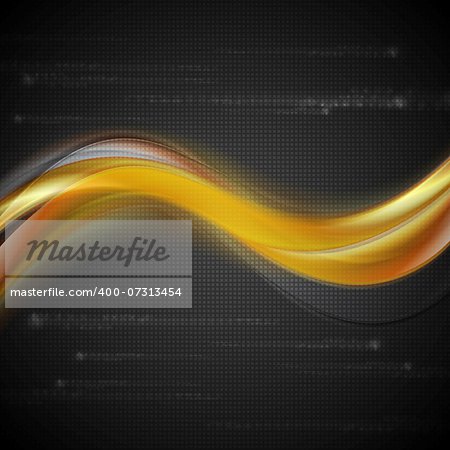 Bright wavy concept vector backdrop